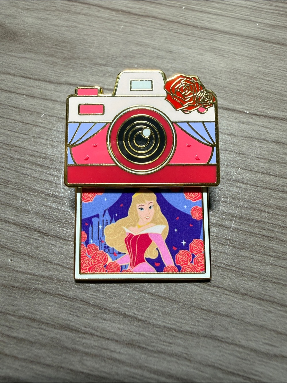 Disney Pins Aurora Camera Slider